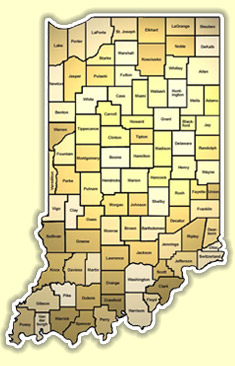 Indiana State Map